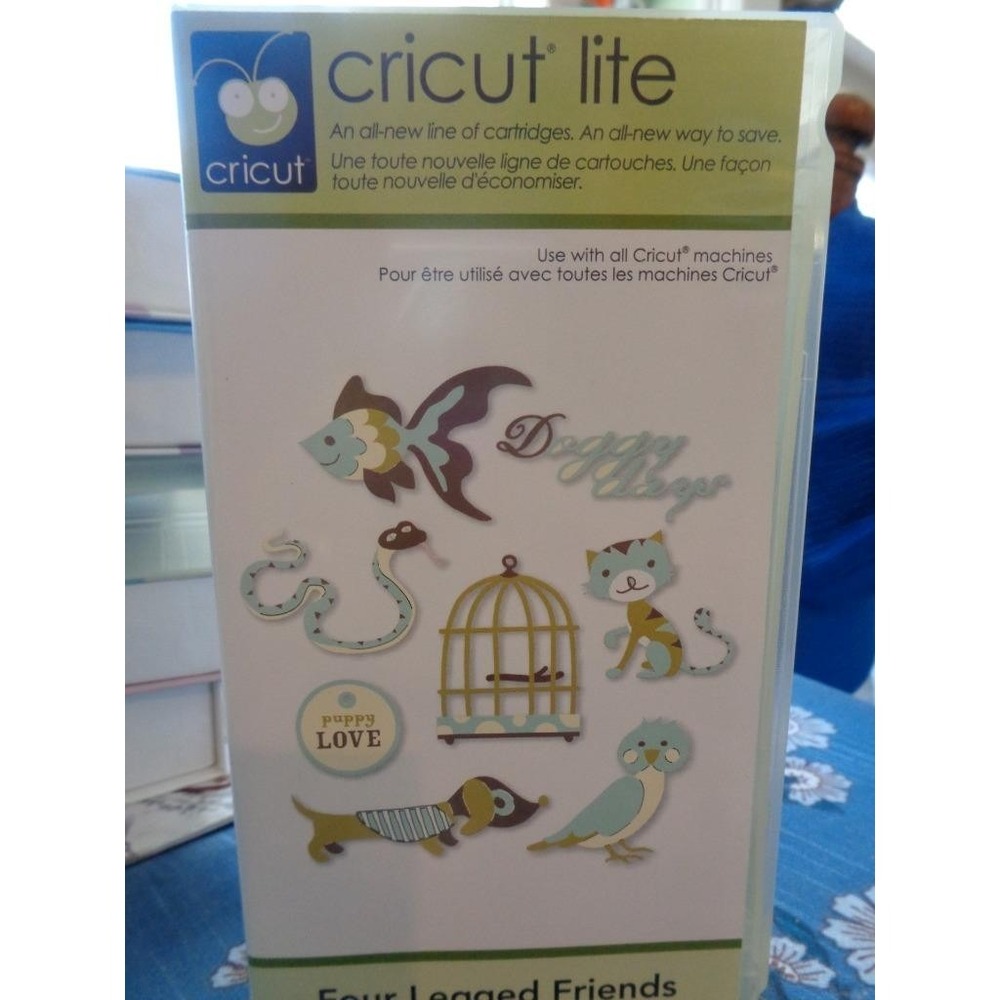 Cricut Die Cut Cartridge Lite FOUR LEGGED FRIENDS Scrapbooking